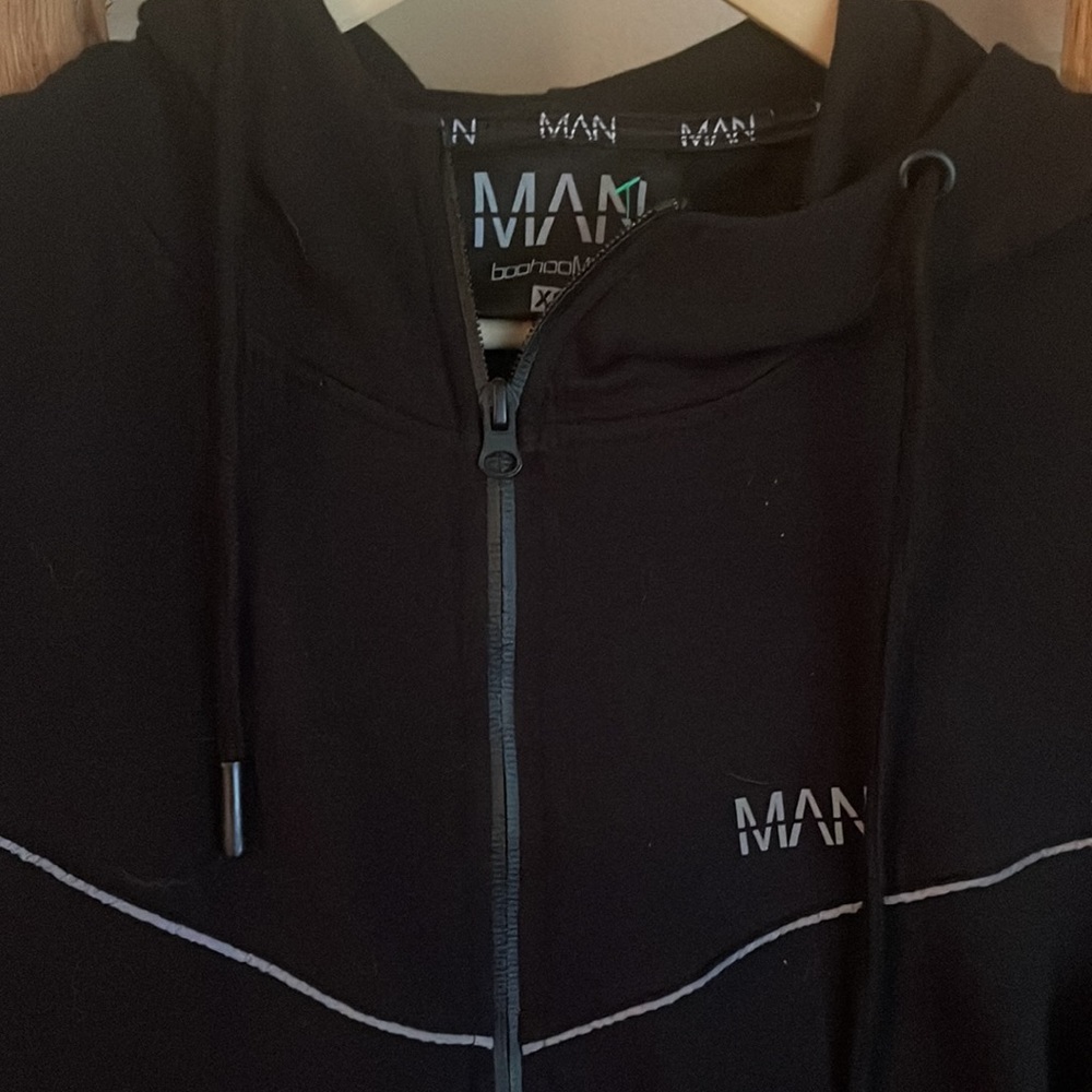 BoohooMan Zip Up Hoodie